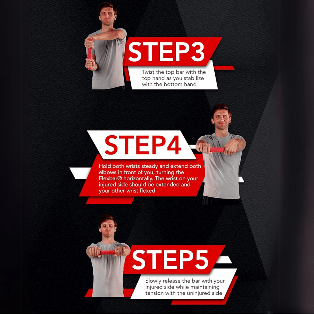 FlexGrip Therapy Bar for Wrist and Forearm Strengthening