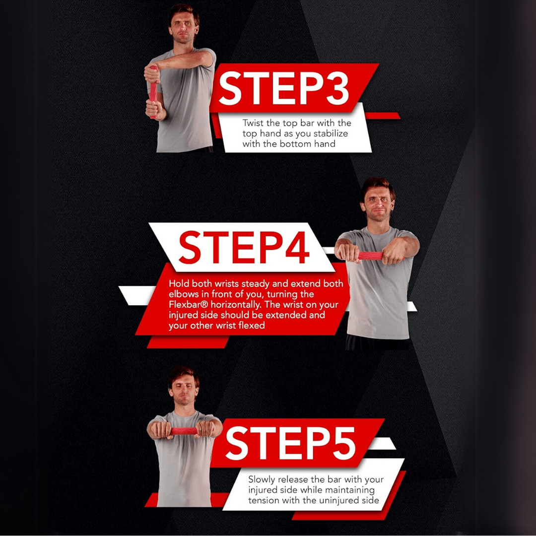 FlexGrip Therapy Bar for Wrist and Forearm Strengthening