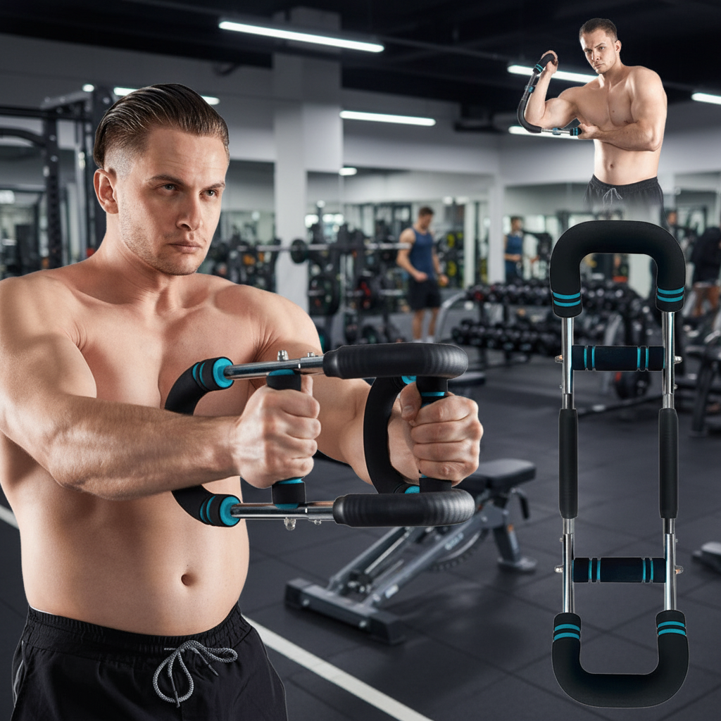 TwisterFlex Adjustable Bar With Forearms And Chest And Triceps