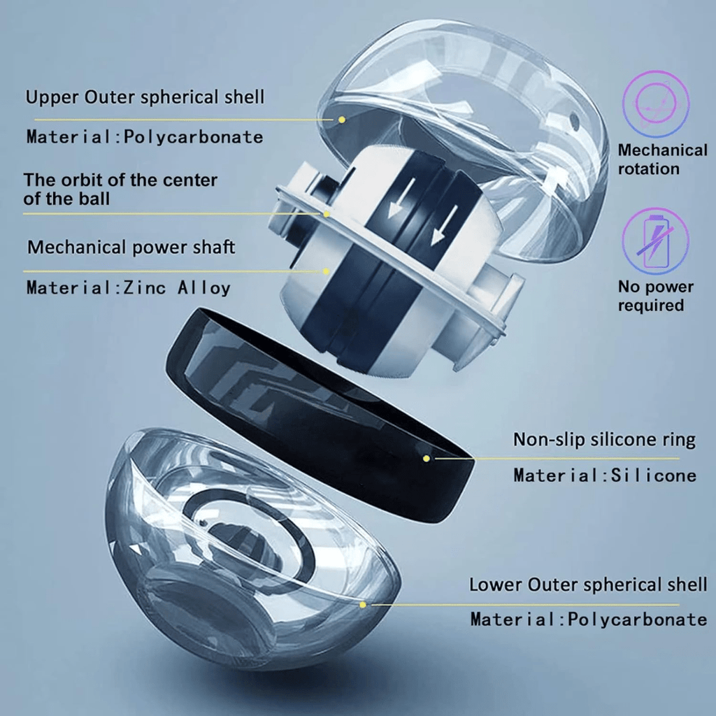 VigorGyro Self Starting Forearm Trainer With Gyroscopic Resistance
