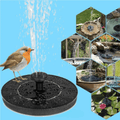 Green Solar Bird Fountain for a Peaceful Garden Oasis