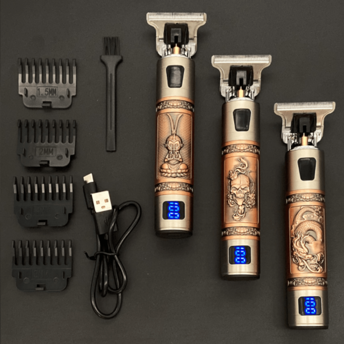 Velora Vintage Beard Trimmer With Battery And Precision Cut For Beard And Hair
