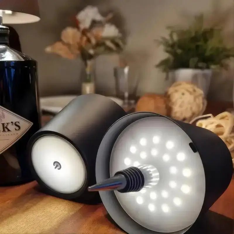 LumaNova Stmívatelná LED stolní lampa se 3 barevnými režimy a USB nabíjením