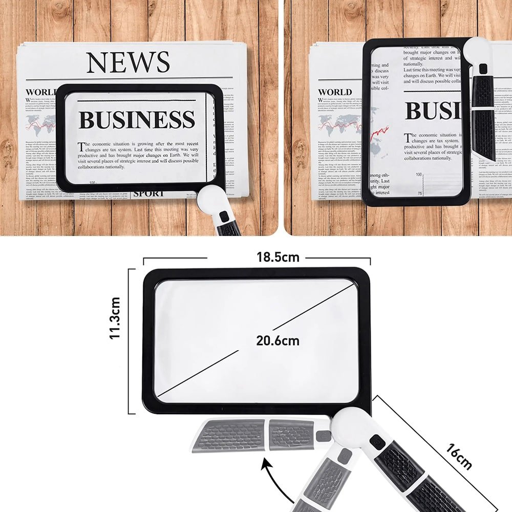 NovaScope 5x LED Handheld Magnifier For Detailed Viewing