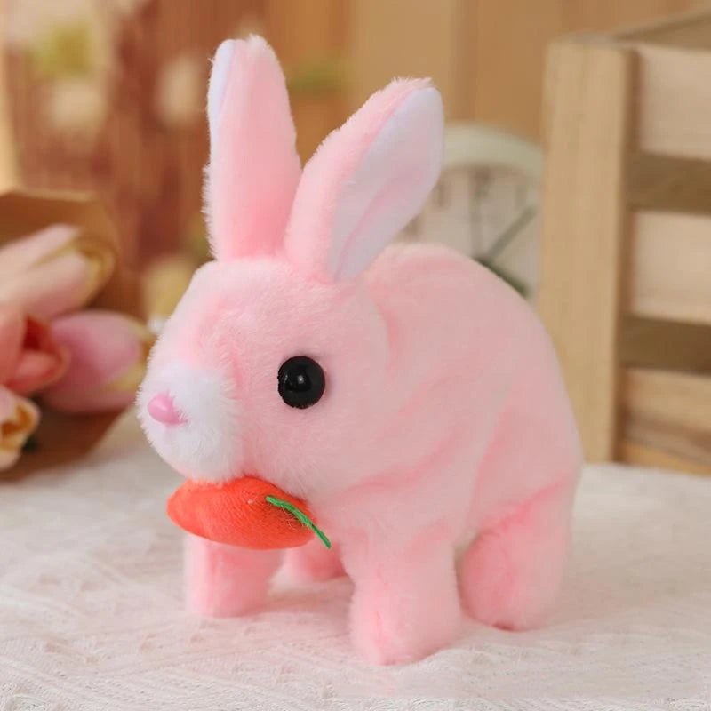 Jouet lapin réaliste SereneBunny avec sons naturels et mouvements