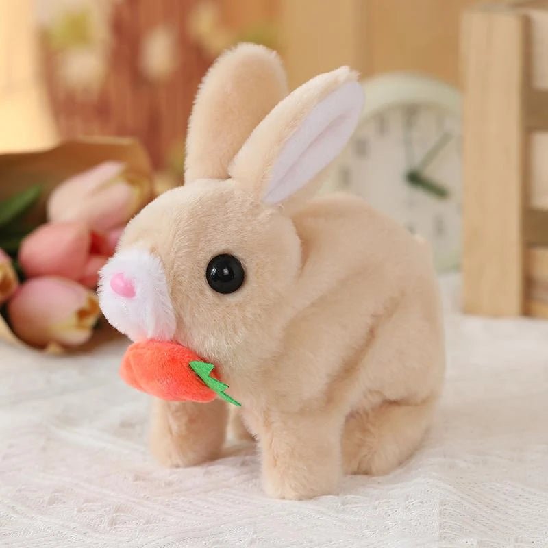 Jouet lapin réaliste SereneBunny avec sons naturels et mouvements