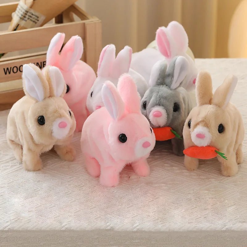 Jouet lapin réaliste SereneBunny avec sons naturels et mouvements