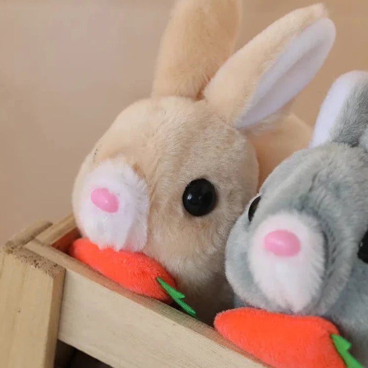 Jouet lapin réaliste SereneBunny avec sons naturels et mouvements