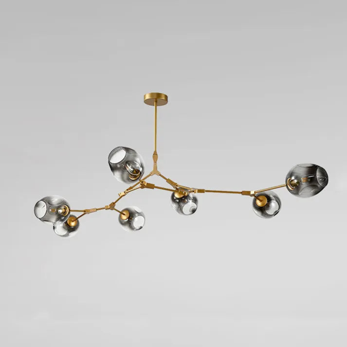 Lampada a sospensione BubbleLight Sputnik con bolle di vetro
