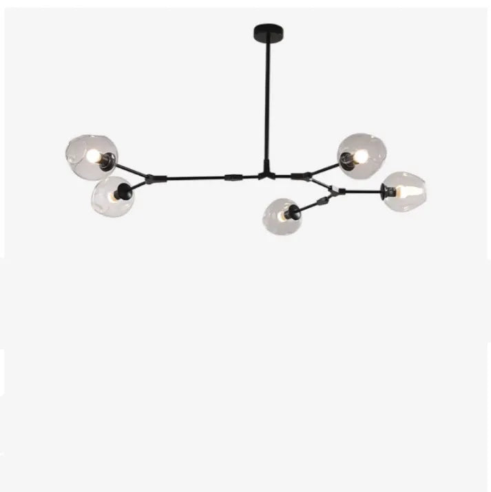 Lampada a sospensione BubbleLight Sputnik con bolle di vetro