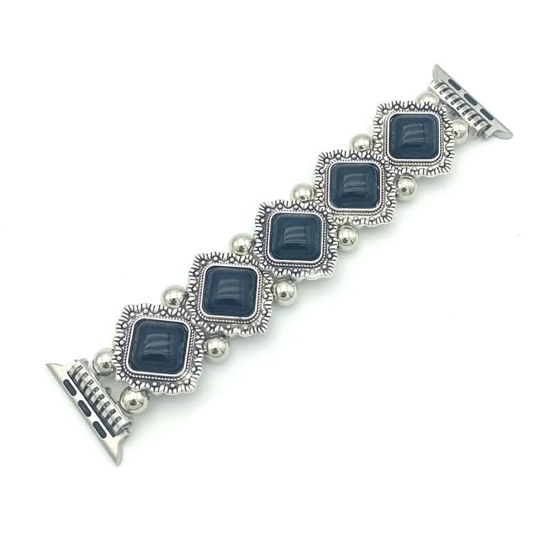 LunaVale Boho-Chic Bracelet For Smartwatches With Noble Turquoise Detail