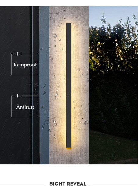 Lampada esterna NordicGlow per spazi all'aperto moderni