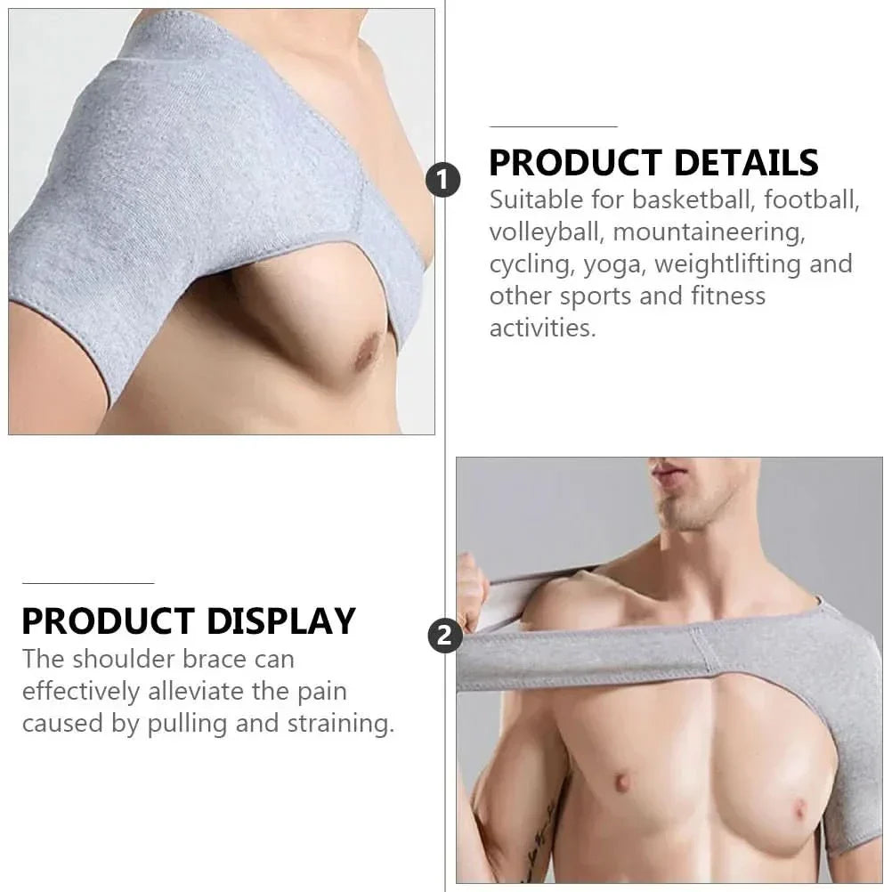 PulsePad Adjustable Shoulder Support With Ergonomic Fitness Pads