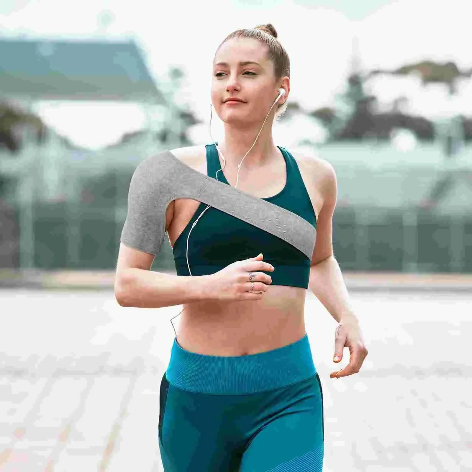 PulsePad Adjustable Shoulder Support With Ergonomic Fitness Pads