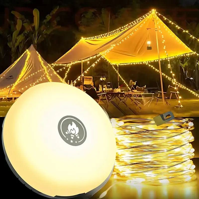 Luci da Campeggio LED Retrattili TrailGlow per Avventure all'Aperto