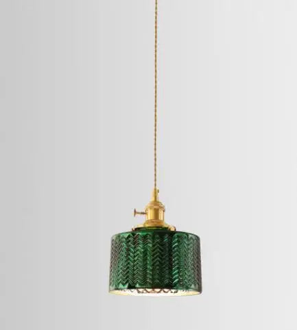 Vintage skleněná lampa AuroraVale s průhledným ambientním světlem