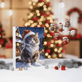 WhiskerCraft Calendario Dell'Avvento Gatto Vintage Per Amanti Dei Gatti A Natale