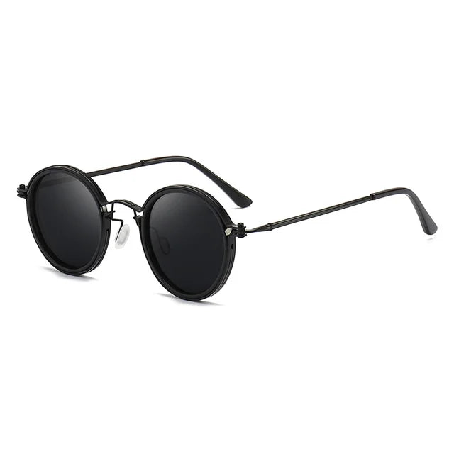 Gafas de sol redondas retro Ricco Milano con estilo atemporal