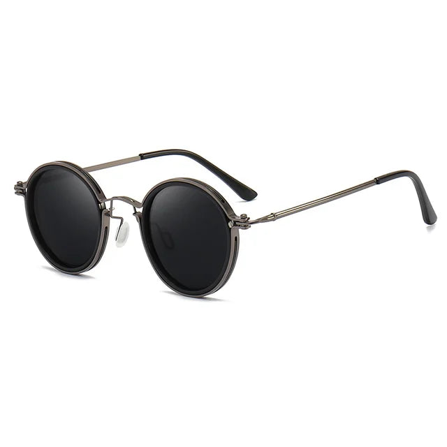 Gafas de sol redondas retro Ricco Milano con estilo atemporal