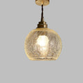 Závěsná lampa Kirelle ve vintage stylu ze skla