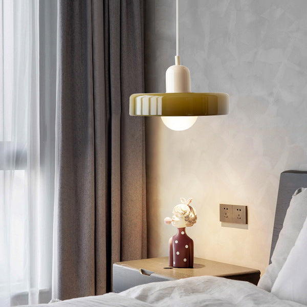 Bauhaus Colored Glass Pendant Light For Modern Homes