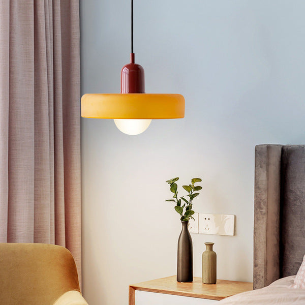 Bauhaus Colored Glass Pendant Light For Modern Homes