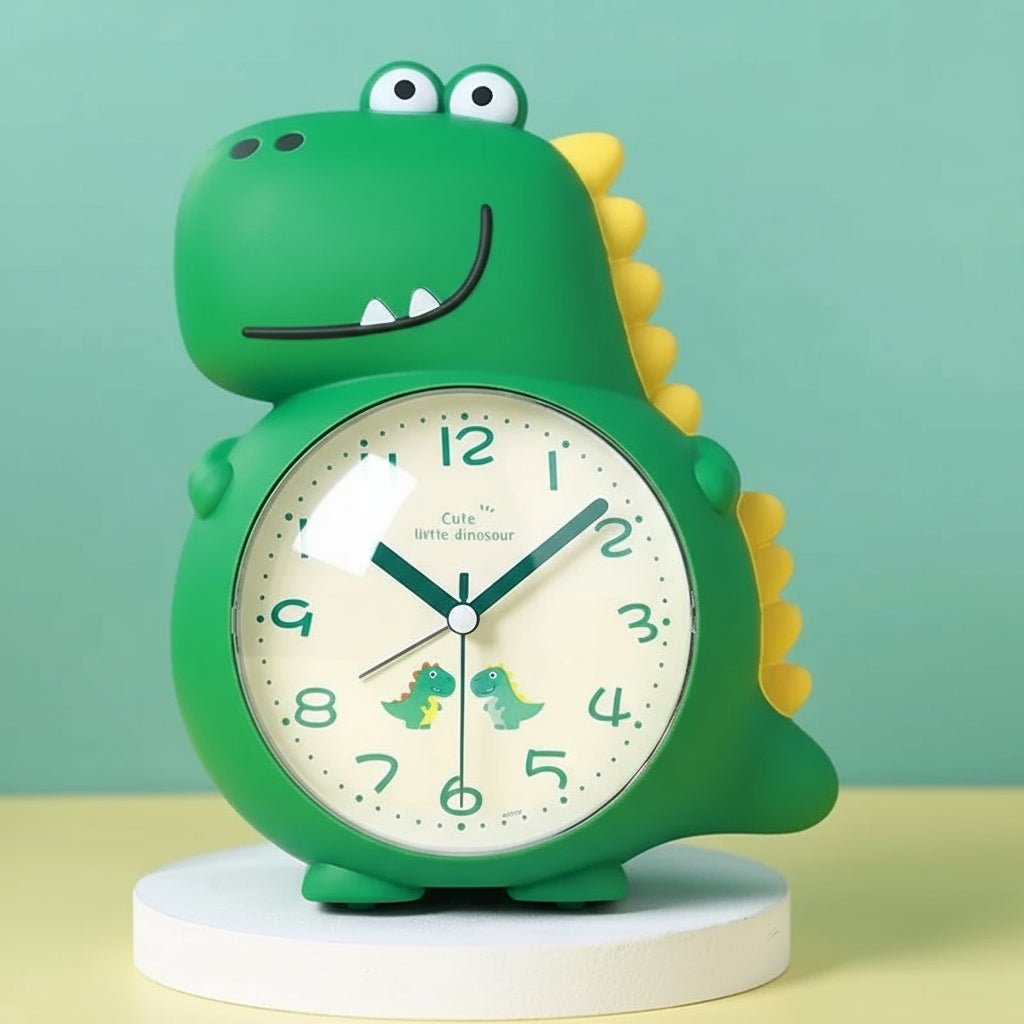 DinoRise Dinosaur Alarm Clock With Gentle Wake Up Light For Children