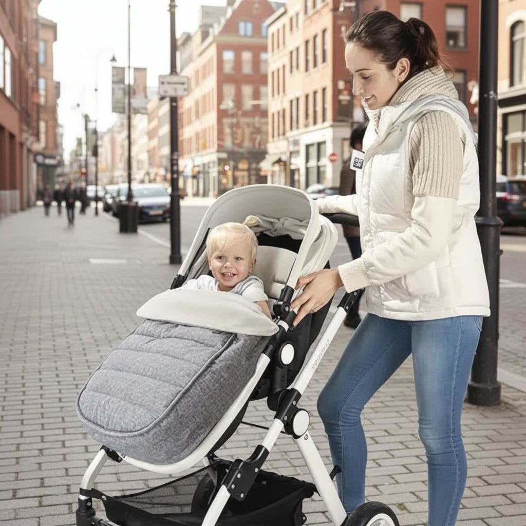 SnowNest Universeller Kinderwagen-Fußsack Für Warmen Winterkomfort