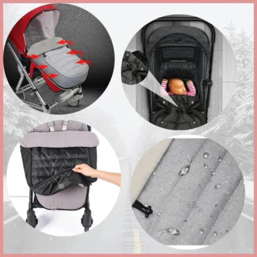 SnowNest Universeller Kinderwagen-Fußsack Für Warmen Winterkomfort