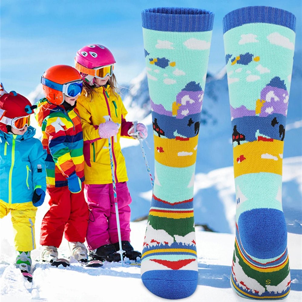 FrostStride Kids Thermal Socks With Warm Moisture Wicking Comfort