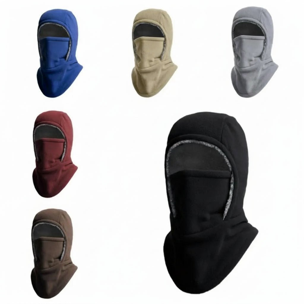 Arctic Hood termální fleecová kukla na kolo a venkovní sporty v mrazivém počasí