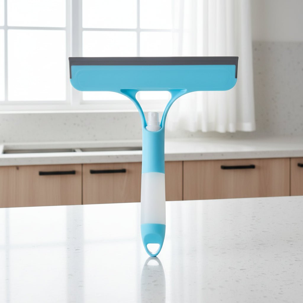 AeroClean 3-In-1 Window Cleaner With Integrated Sprayer And Microfiber Pad