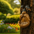 Everwood Tree Face Birdhouse for the Garden Weatherproof Decoration
