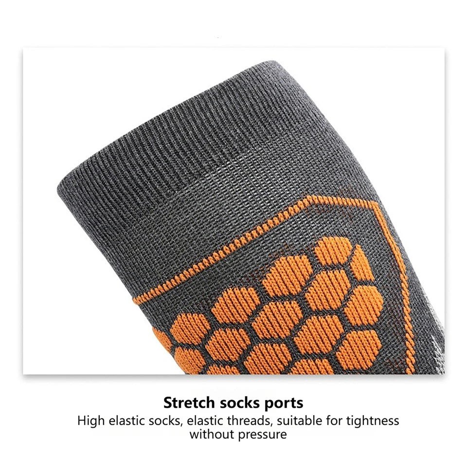 Calze Isolate in Lana FrostGuard per Sport Invernali Unisex Alte al Ginocchio