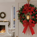 Luma Grove Kranz mit Laterne und Ornamenten für strahlenden Weihnachtszauber