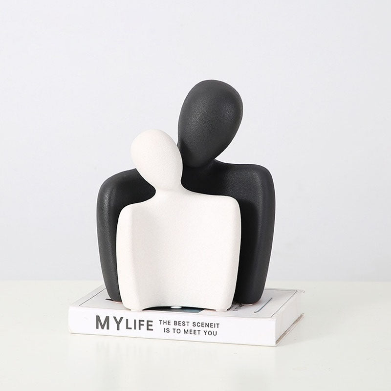 Ceramic Couple Figurines For Life Symbolizing Eternal Love