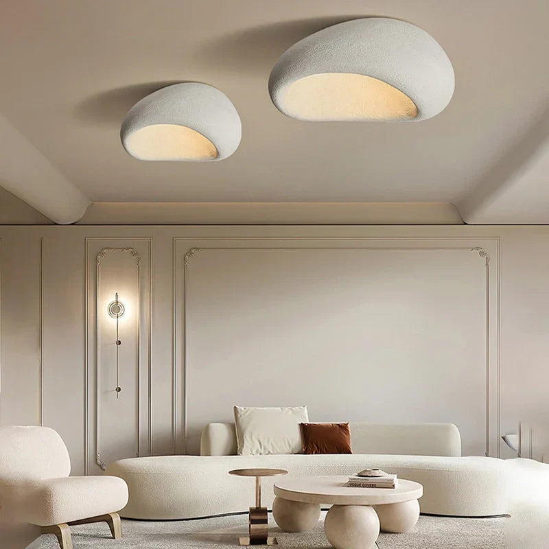 Luz de Teto Aeris | Luminária Minimalista de Madeira LED para Salas de Estar