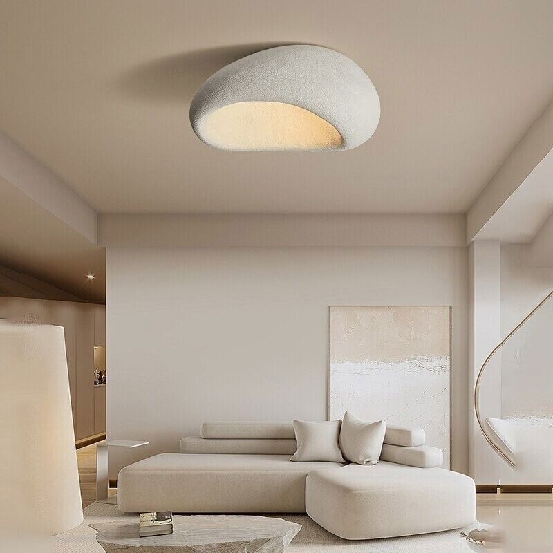 Luz de Teto Aeris | Luminária Minimalista de Madeira LED para Salas de Estar
