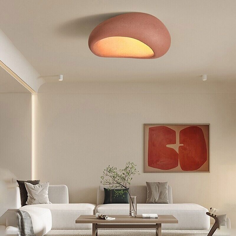Luz de Teto Aeris | Luminária Minimalista de Madeira LED para Salas de Estar