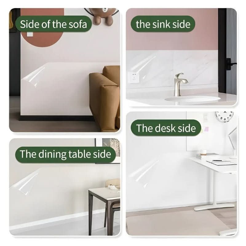 PureShield Transparent vægbeskyttelsesfilm til dit hjem