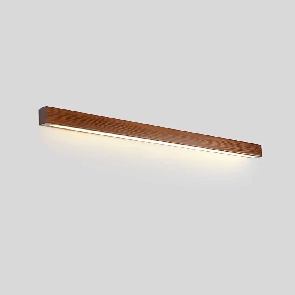 Nástěnné dřevěné světlo Arlo Linear pro chodbu | Fervei