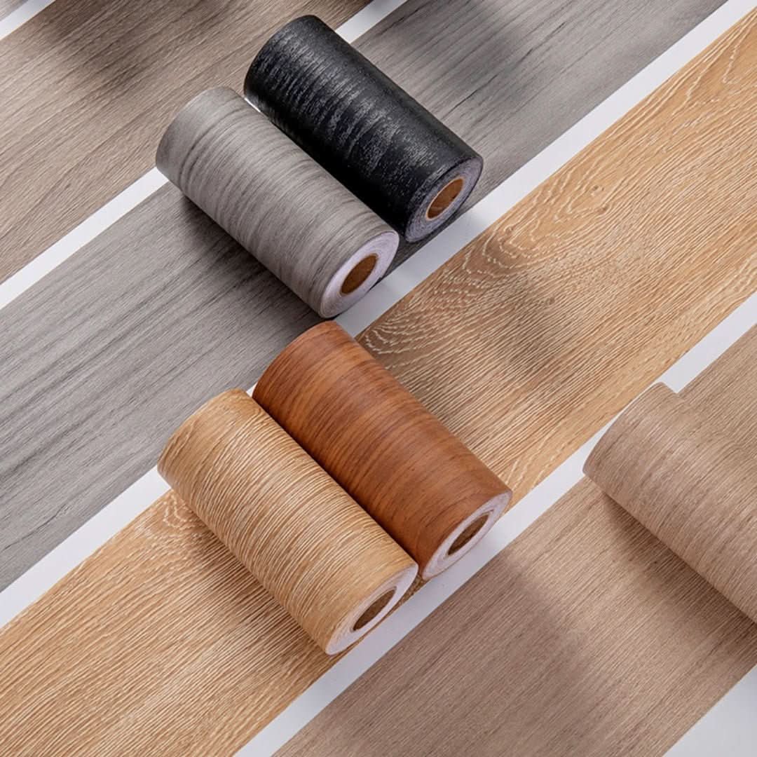 Evergrain PVC Gulvpanel med Trælook Selvklæbende Vandtæt Væg- og Gulvdekoration