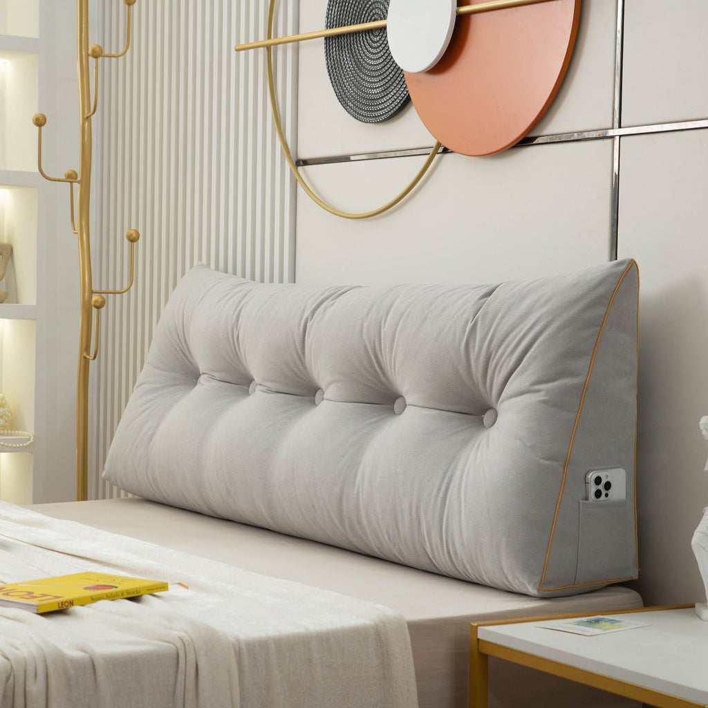 Ergonomic Back Support Wedge Pillow For Bed And Sofa Comfort
