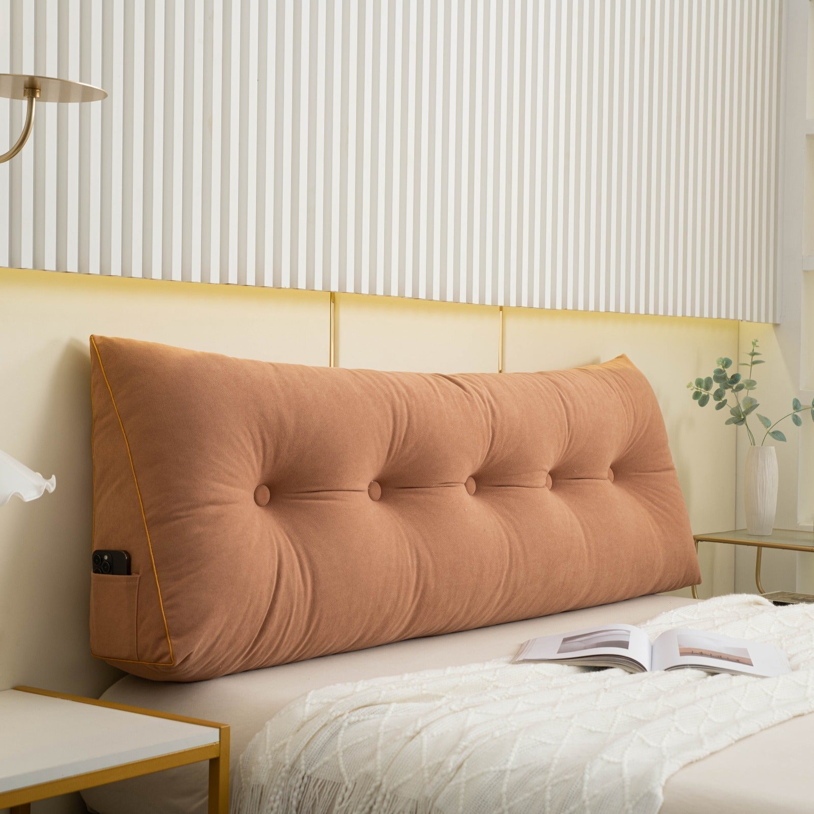 Ergonomic Back Support Wedge Pillow For Bed And Sofa Comfort