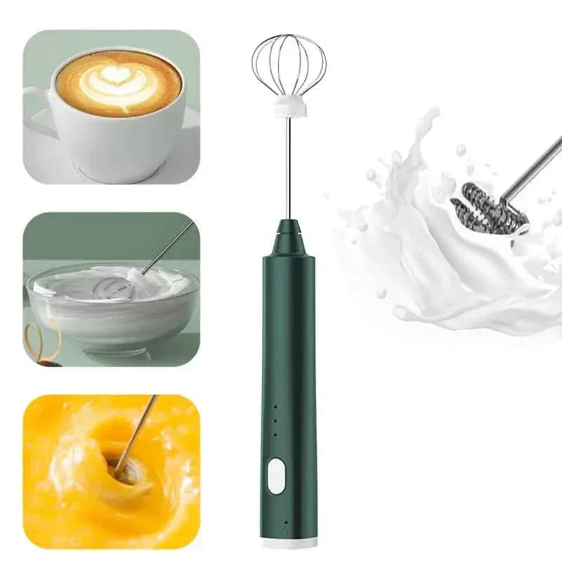 NovaBlend Powerful Mini Hand Mixer for Kitchen and Coffee