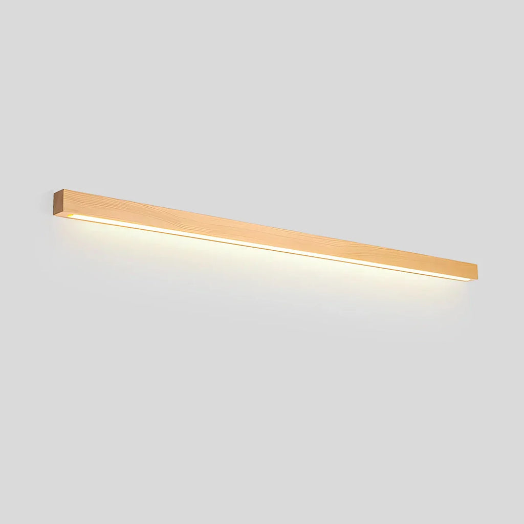 Nástěnné dřevěné světlo Arlo Linear pro chodbu | Fervei