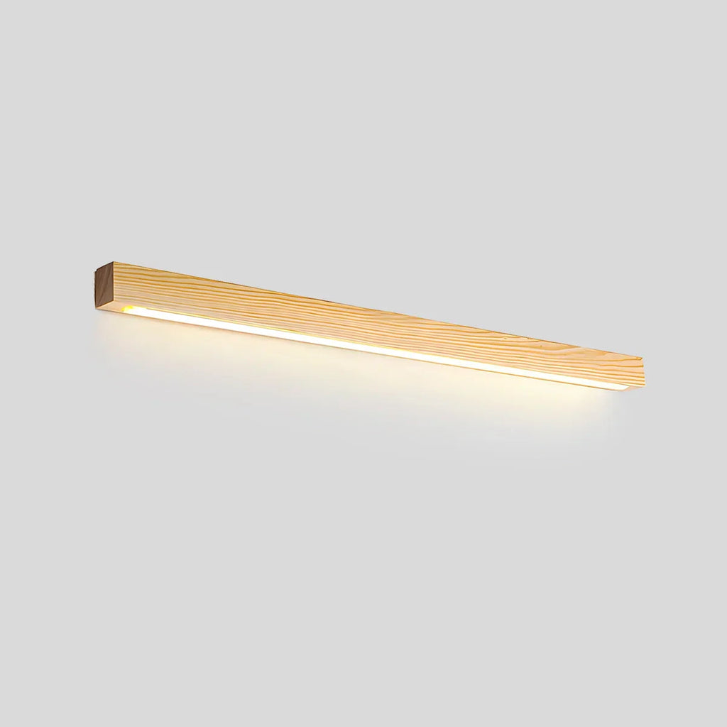 Nástěnné dřevěné světlo Arlo Linear pro chodbu | Fervei