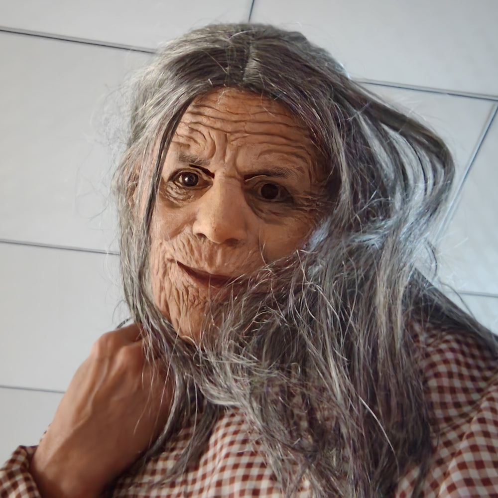 Granny Witch-masker voor Halloweenkostuums die opvallen