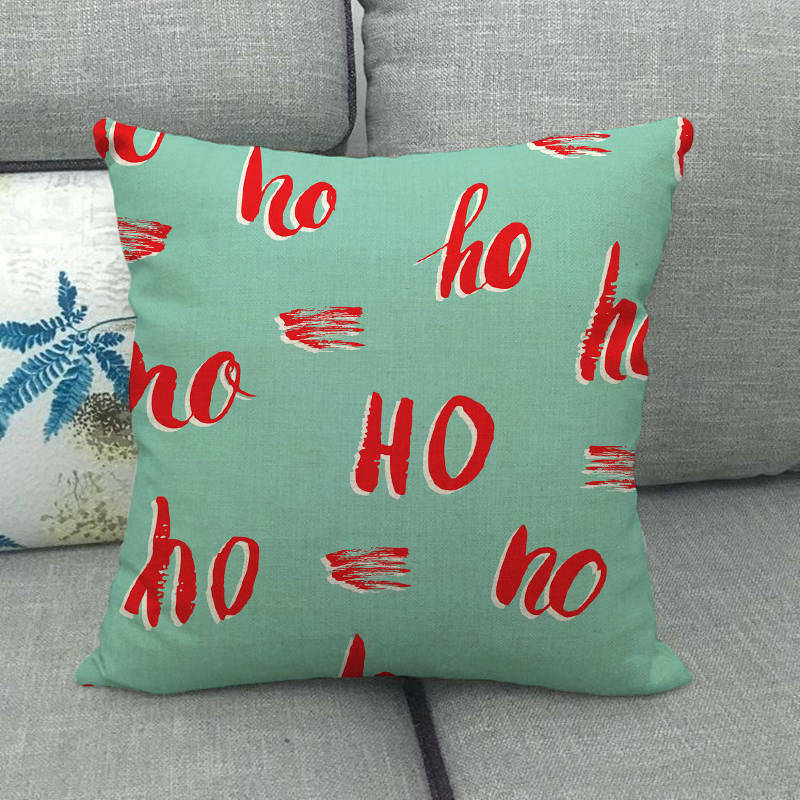 Taie d'oreiller Velvetique Festive 18 pouces avec fermeture éclair cachée pour décoration de Noël