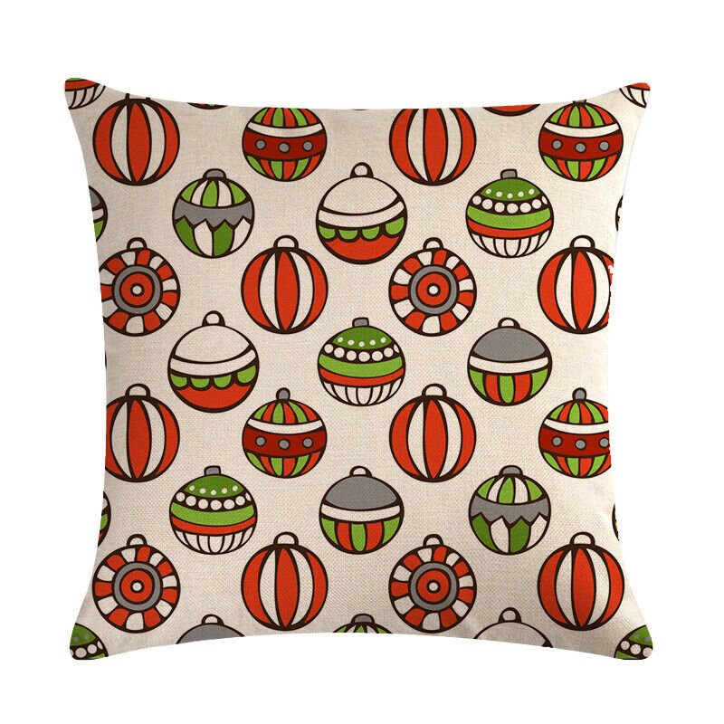 Taie d'oreiller Velvetique Festive 18 pouces avec fermeture éclair cachée pour décoration de Noël